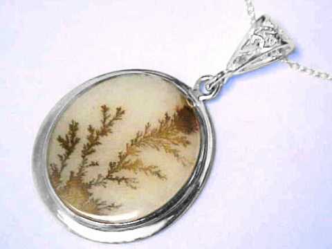 Dendritic Agate Jewelry, Pendants, and Necklaces
