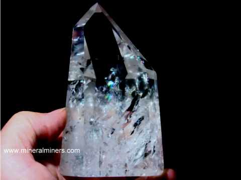 Lemurian Quartz Crystal - polished