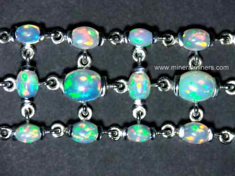 Opal Bracelets: Natural Ethiopian Opal Bracelets