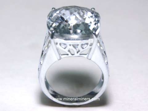 Quartz Crystal Ring: Quartz Crystal Ring in Sterling Silver