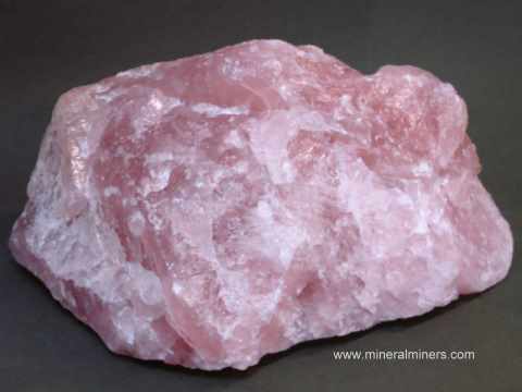 rose quartz mineral specimens