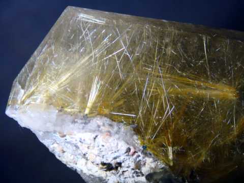 Rutilated Quartz Crystal Mineral Specimens