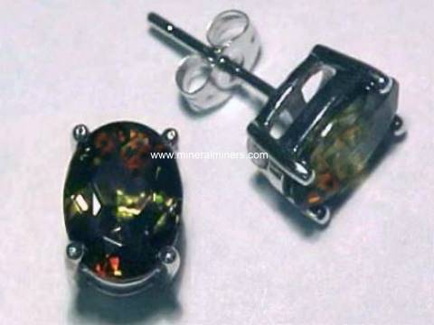 Andalusite Jewelry: Andalusite Earrings
