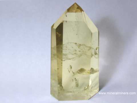Natural Color Golden Yellow Citrine Crystal Citp448