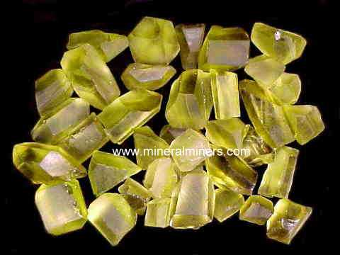 Lemon Citrine Facet Grade Rough Specimens