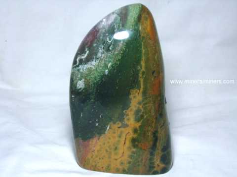Ocean Jasper Specimen: very large ocean jasper flame sculptures and carvings