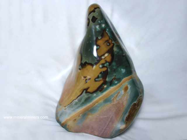 Polychrome Jasper Specimens: very large polychrome jasper sculptures and carvings