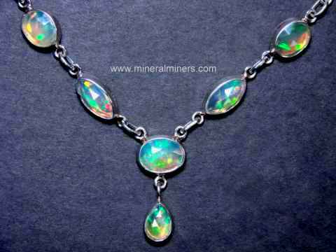 28 Carat 16 Multi Fire Opal Necklace Handmade Opal  Necklace Tumble Opal Necklace Natural Ethiopian Fire Opal Tumble Necklace