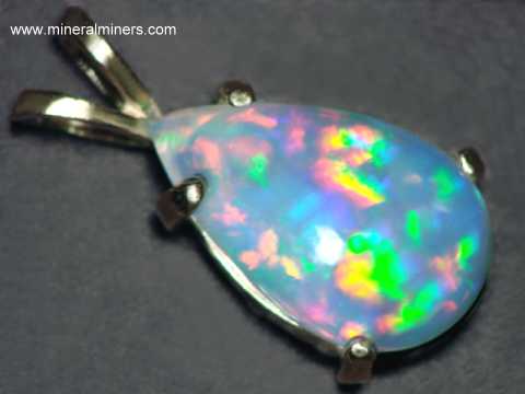 Precious Opal Jewelry: natural precious opal gemstone jewelry