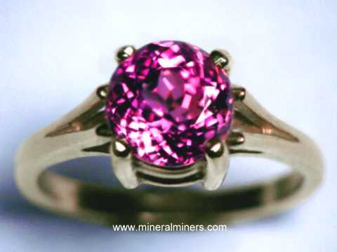 Rubellite Tourmaline Ring